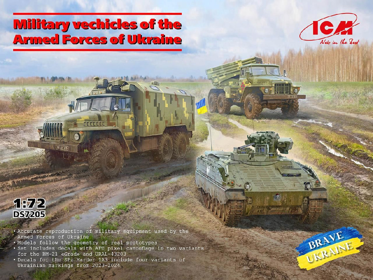 Icm Military Vehicles Of The Armed Forces Of Ukraine (Set Of 3)