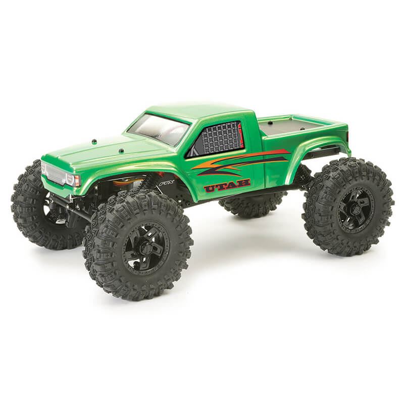 FTX UTAH 1 18 BRUSHED COMPETITION LOW PROFILE RTR CRAWLER - GREEN