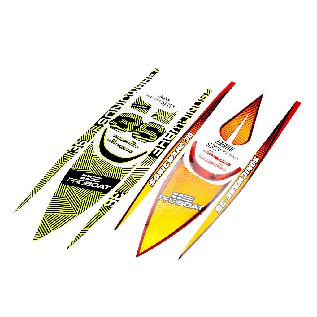 Proboat Decal Set: Sonicwake 36In V3