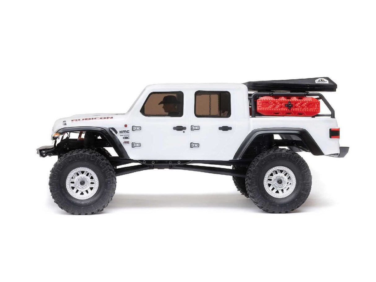 Axial SCX24 Jeep Gladiator 4WD Rock Crawler RTR, White