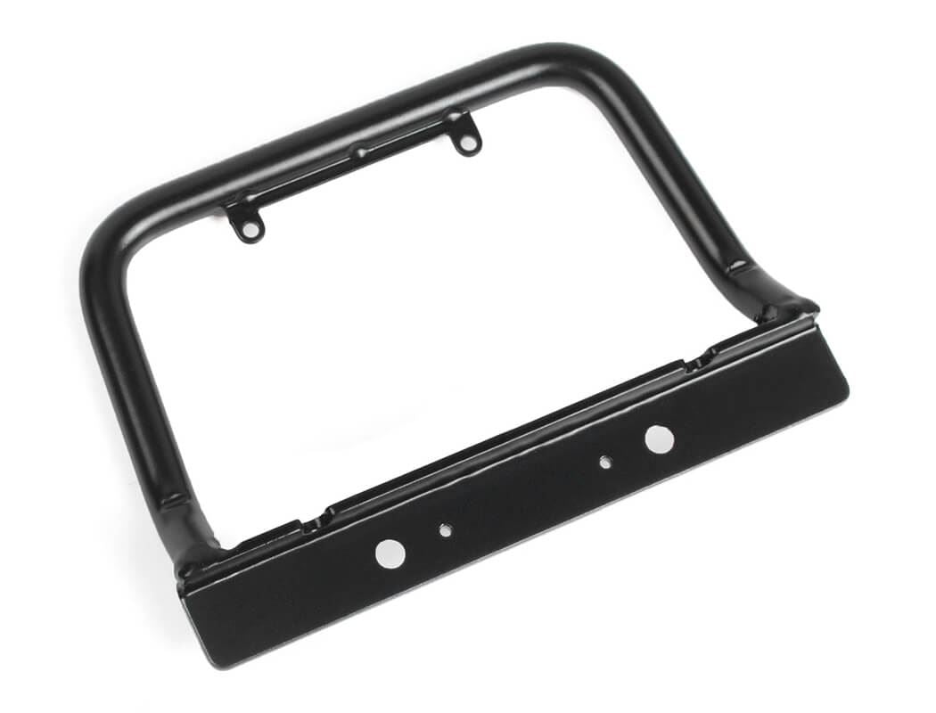 RC4WD STEEL PUSH BAR FRONT BUMPER W/ CLEAR FLOOD LIGHTS FOR RC4WD GELANDE II 2015 LAND ROVER DEFENDE