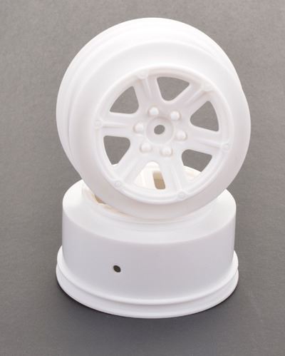 Schumacher Short Course Wheel - White +3 offset pr