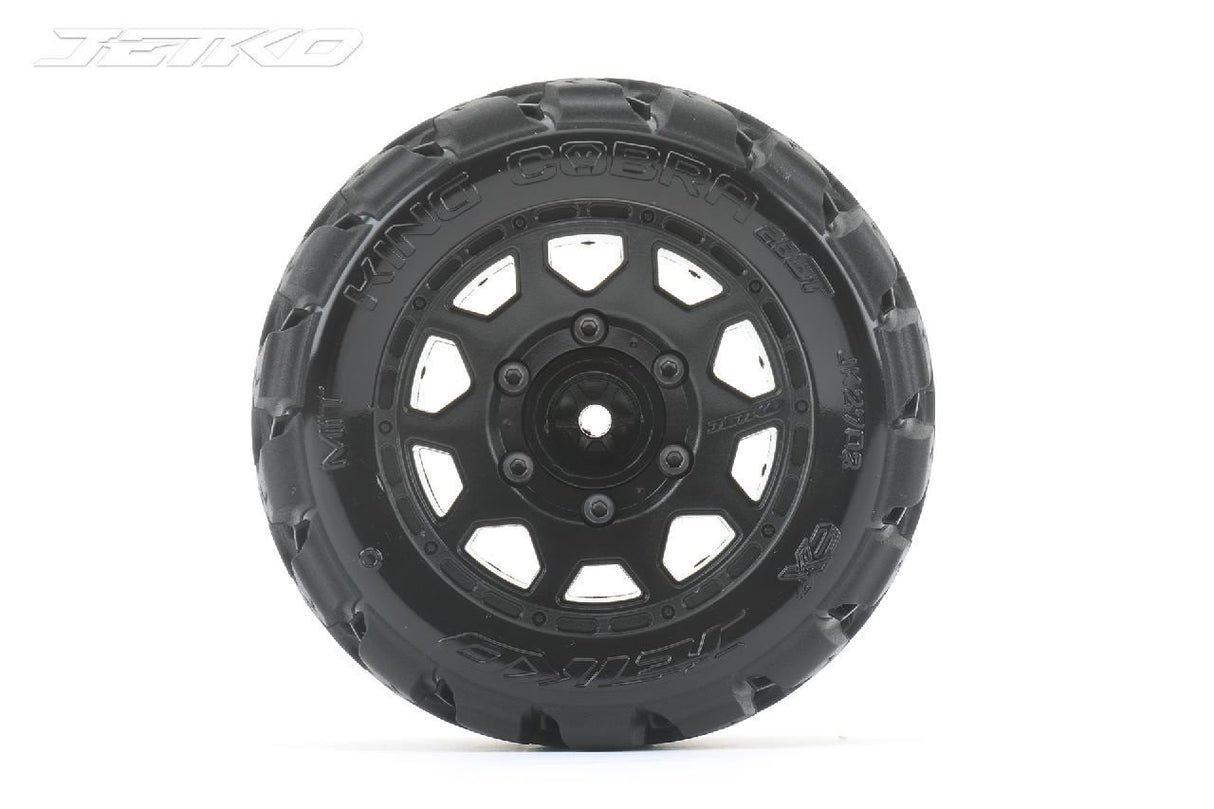 Jetko Ex Tyre St King Cobra Black Wheel 2.8In Hex 12-14-17Mm (2)