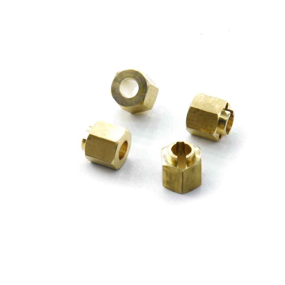 RC Overhaul Hex Drives, Ext 4mm Brass(4) TRX-4M