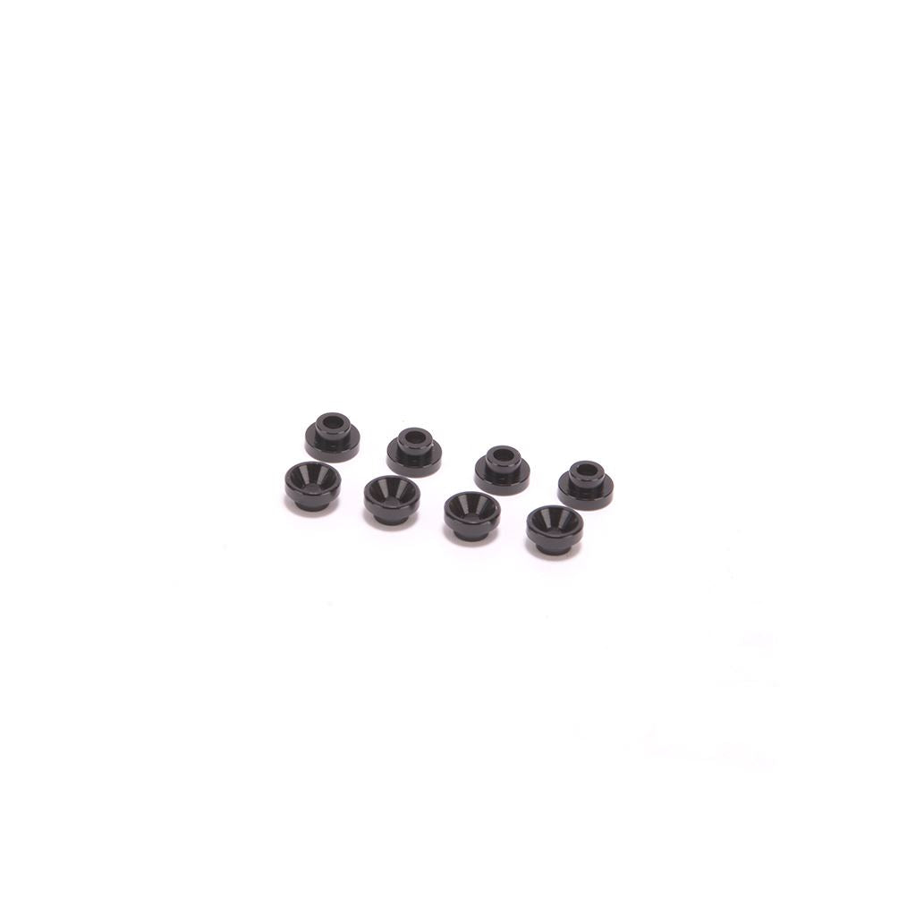 Aluminium Servo Washer Black 5.0Mm Pk8