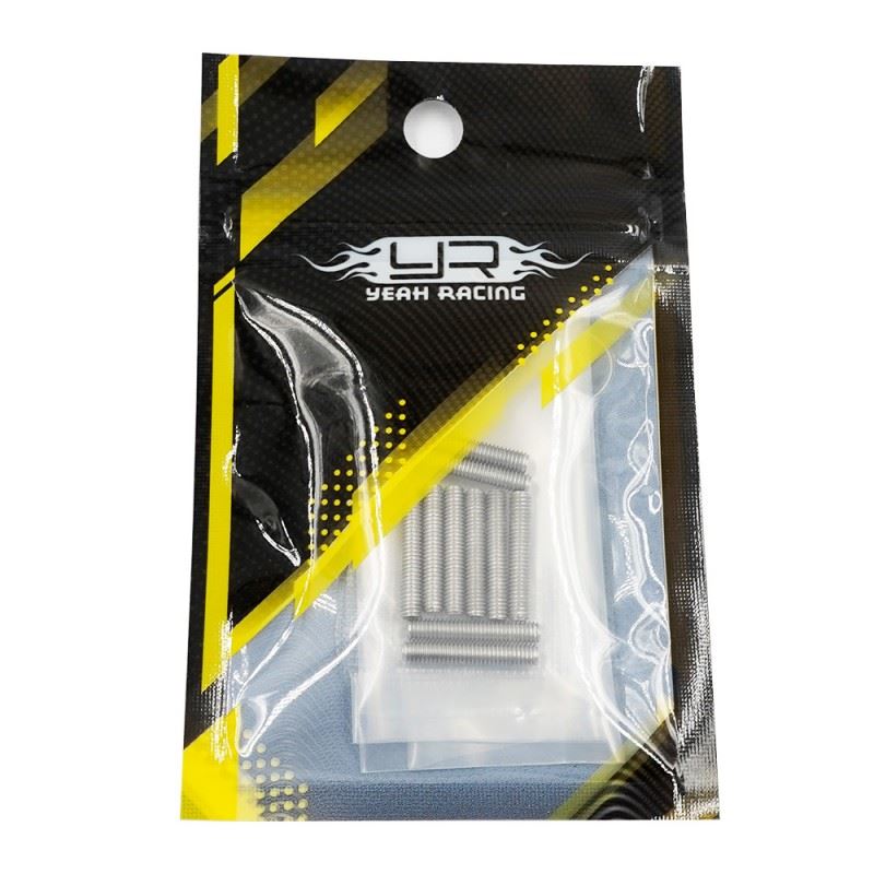 Yeah Racing Stainless Steel M3x16mm Hex Socket Screws 10 pcs