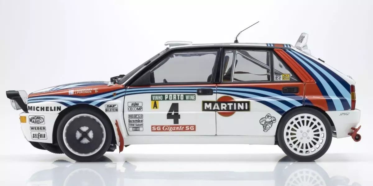 Kyosho 1:18 Lancia Delta Integrale Evo Portugal 1992 Martini Nr.4