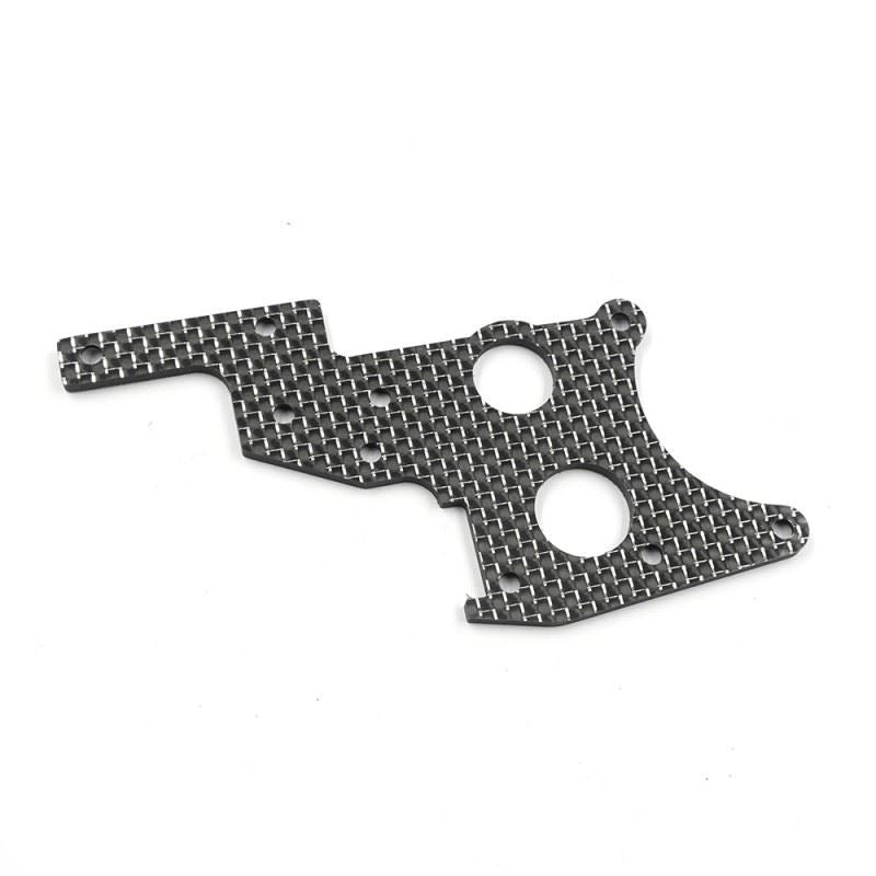 Yeah Racing Graphite Rear Chassis Brace Plate For Kyosho Optima Pro