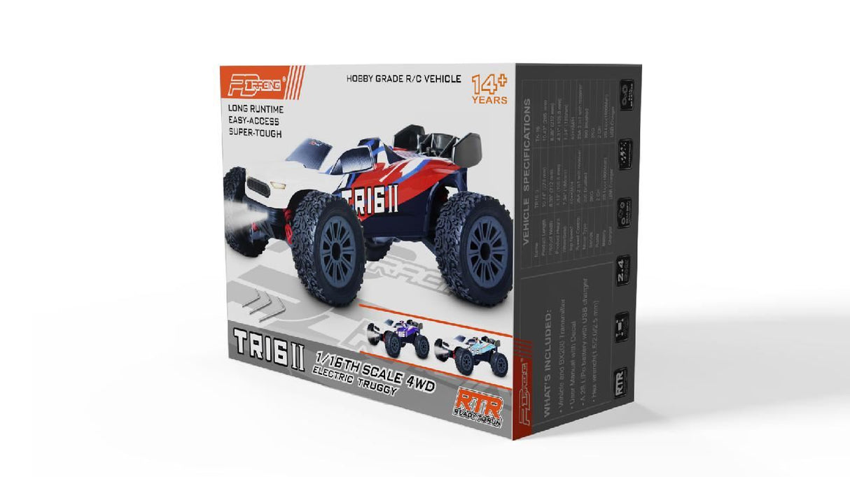 Pd Racing Tr16Ii Brushed Truggy 1:16