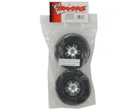 Traxxas Tires & Wheels, Assembled, Glued (S1 Ultra-Solft Off-Road Ra