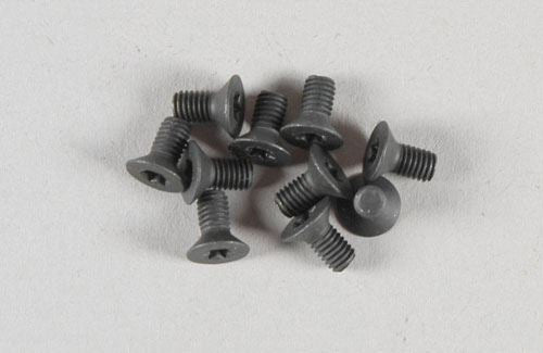 FG Modellsport C.Sunk Torx Screw 3x6mm (Pk10)