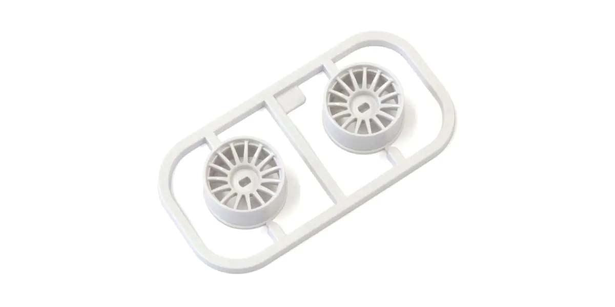 Wheel Set Kyosho Mini-Z Awd Wide 1 Offset (2) White