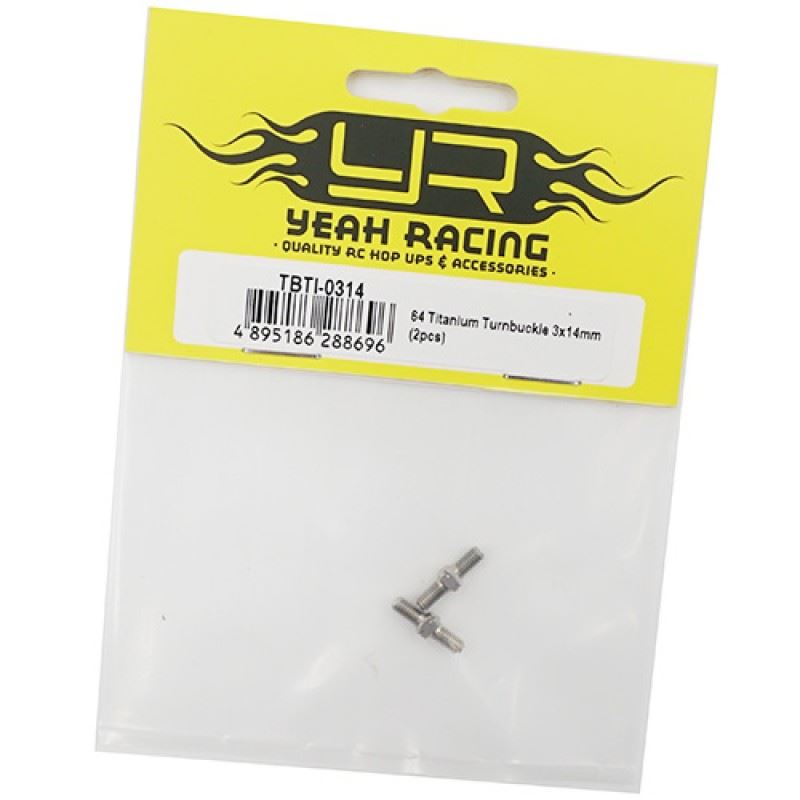 Yeah Racing 64 Titanium Turnbuckle 3x14mm 2pcs