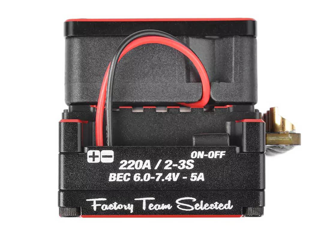 Team Corally Cmm-10 Racing Esc Sensored 2-3S 220A Black/Red