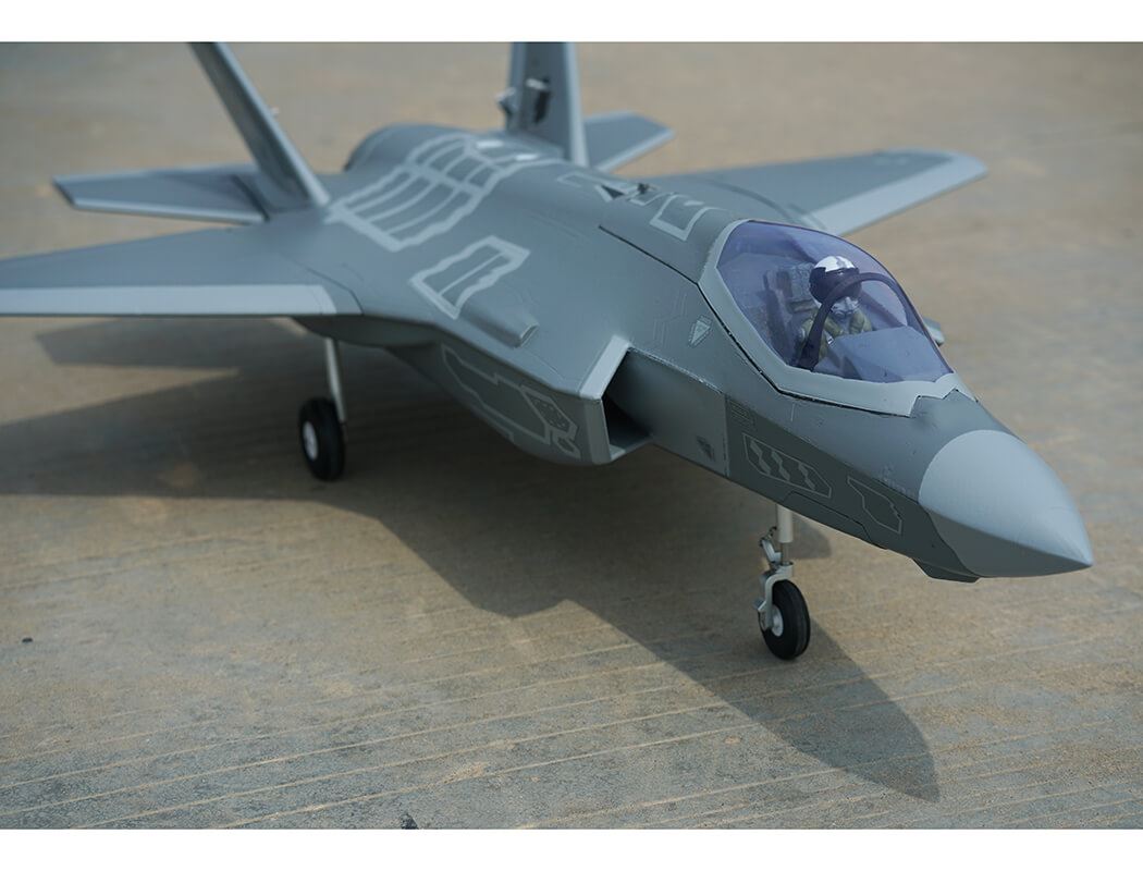 Xfly 64Mm F-35 Lightning Edf 750Mm With Retract Without Tx/Rx/Batt