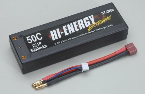 Hi-Energy Extreme 2S 5000mAh 50C Car Li-Po