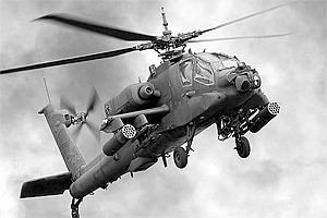 Zvesda 1/144 Apache Helicopter