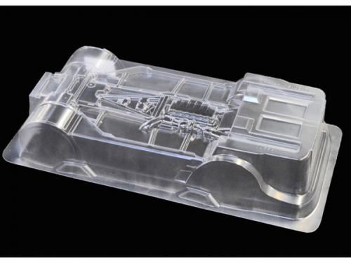 Tamiya 190mm Clear Truck Bodyshell For 58632 - Lower Wheel Arch Parts Only