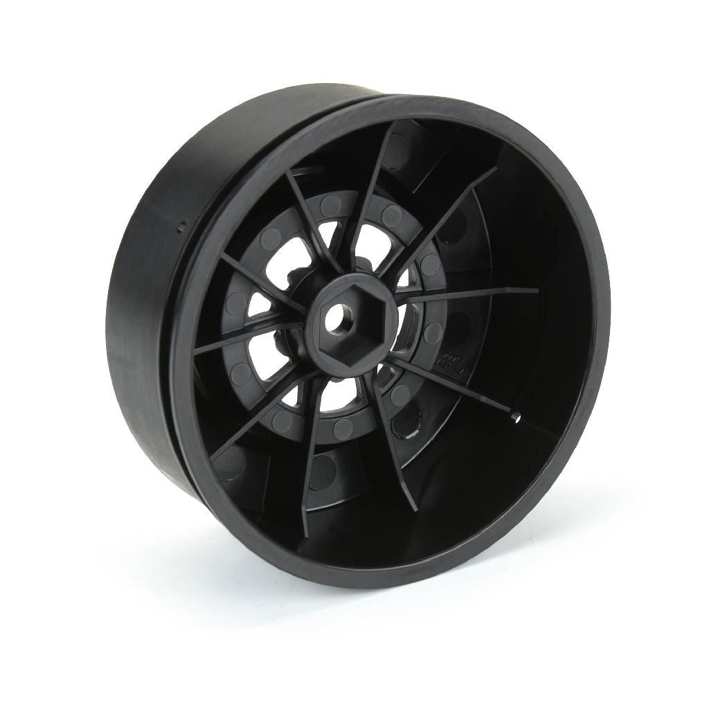 Proline 1/10 Pomona Drag Spec Rear 2.2In/3.0In 12mm Drag Wheels (2) Bl