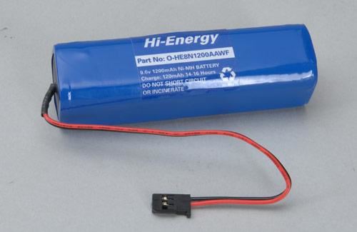 Hi-Energy 9.6V 1200mAh Ni-MH Tx Pk Square Approx. Size 100mm*25mm*25mm 226g