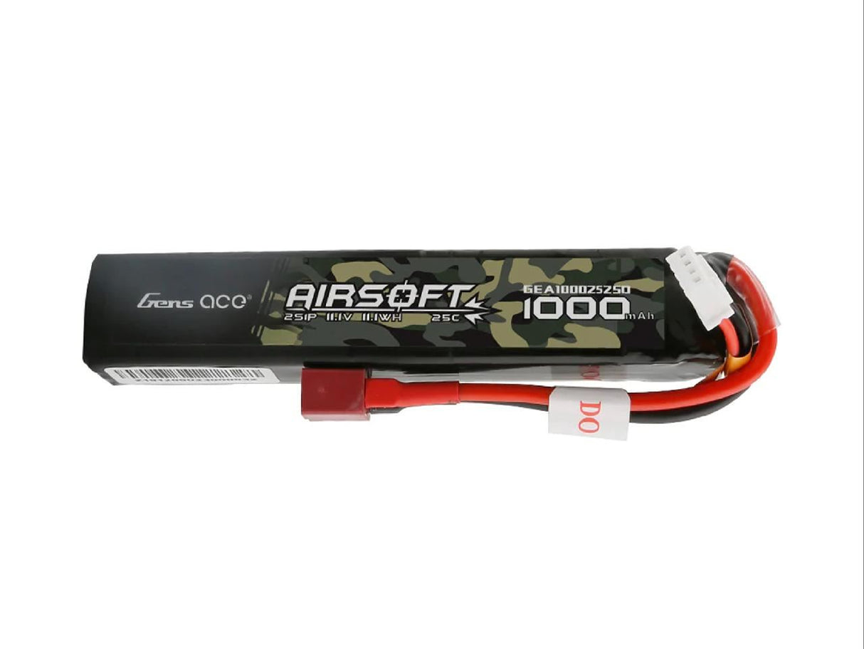 Gens Ace Airsoft 2S 1000Mah 25C With Deans