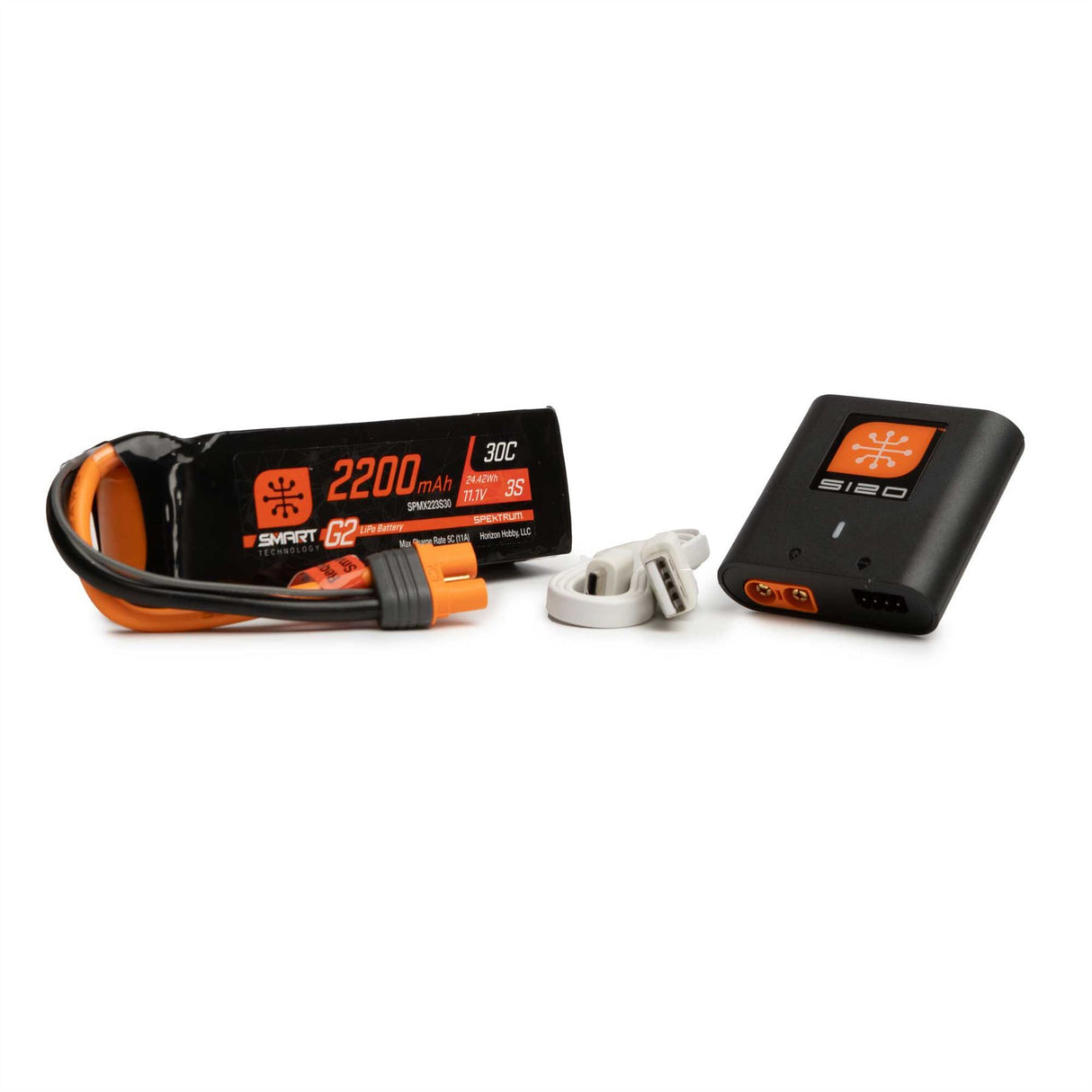 Spektrum Smart G2 Powerstage Air Bundle: 3S 2200mAh LiPo Battery / S1