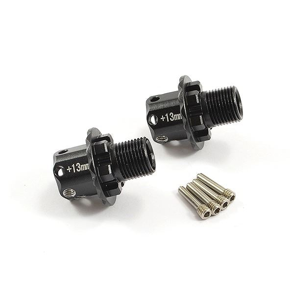 FASTRAX ARRMA ALU 13MM HEX ADAPTORS (PR) - KRA/SEN/TYP
