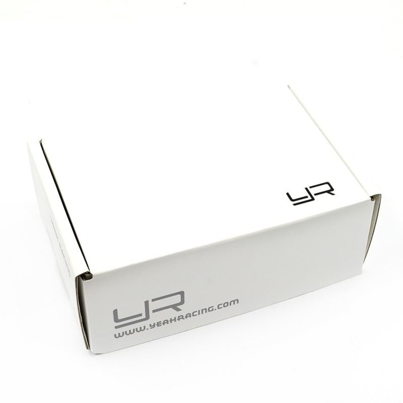 Yeah Racing Aluminum & Carbon Essential Conversion Kit Black For Yokomo Super Dog Fighter Works 91