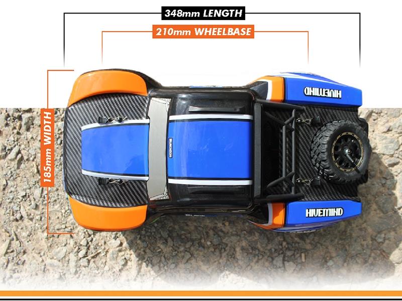 Vyper Sc Turbo 1/16 4Wd 2S Brushless - Blue/Orange