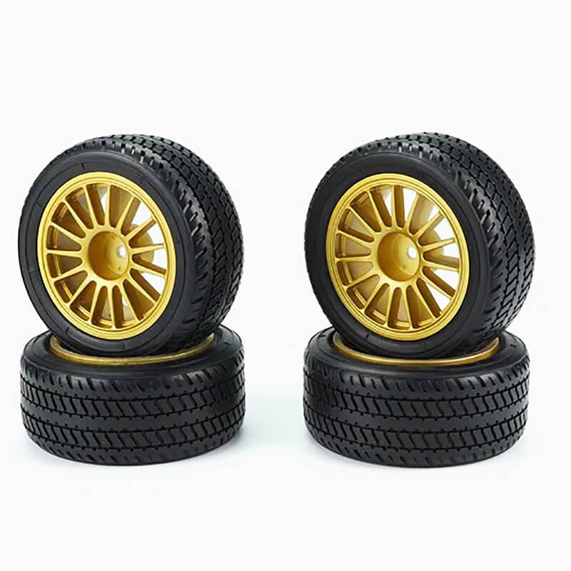 CARISMA M48S TARMAT SPEC TIRES SET ( MOUNTED)