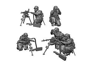 Zvesda 1/72 German Machine Gun W/Crew