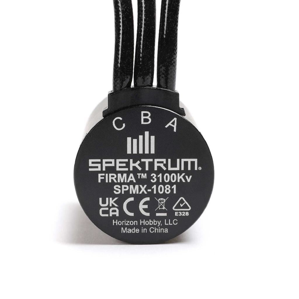 Spektrum Firma 3660-3100Kv 4-Pole Sensorless Brushless Motor: 5Mm