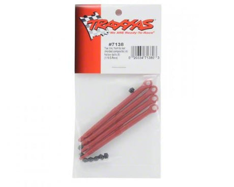 TRAXXAS Toe link, front & rear (molded composite) (4)/ hollow balls