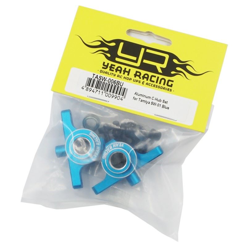 Yeah Racing Aluminum Steering Block for Tamiya SW-01 Blue