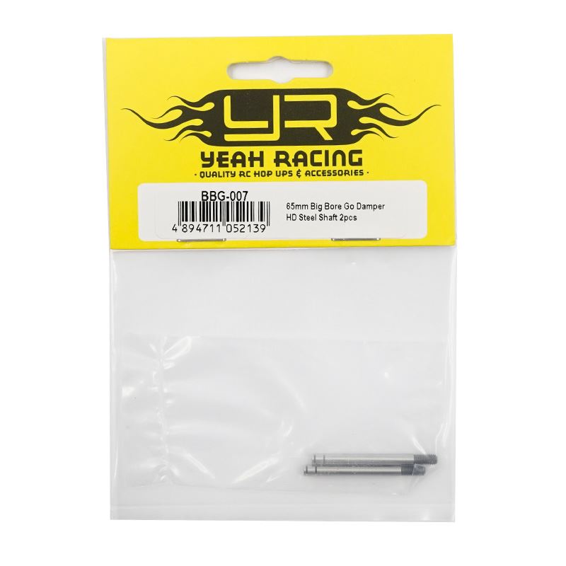 Yeah Racing 65mm Big Bore Go Damper HD Steel Shaft 2pcs