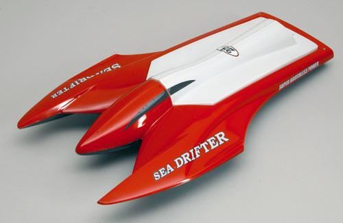 Joysway Hull-Red/Upper Deck-Wht Sea Drifter