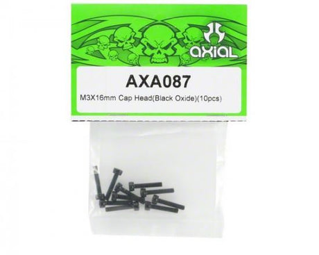 AXIAL Cap Head M3x16mm Black Oxide (10)