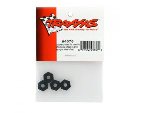 TRAXXAS Adapters, wheel (for aftermarket wheels to adj wheel offset)