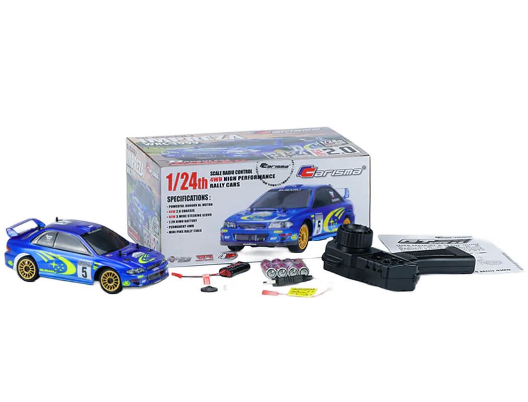 Carisma Gt24 2.0 Subaru Wrc 1999 4Wd 1/24 Micro Rally Rtr