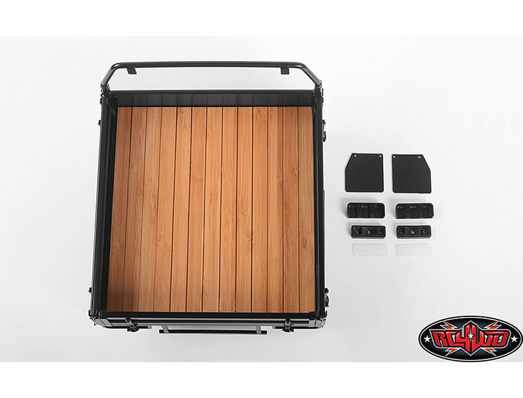 RC4WD KOBER REAR BED W/ MUD FLAPS FOR TF2 MOJAVE BODY (BLACK)