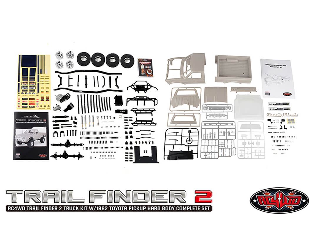 Rc4Wd Trail Finder 2 Truck Kit With 1982 Toyota Pickup Body Set