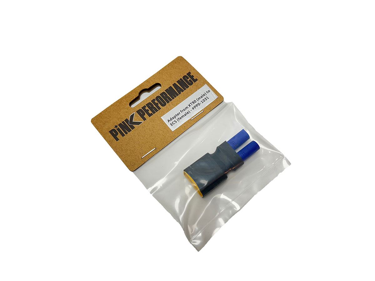 Pink Performance Adapter From Xt90 (Male) To Ec5 (Female)