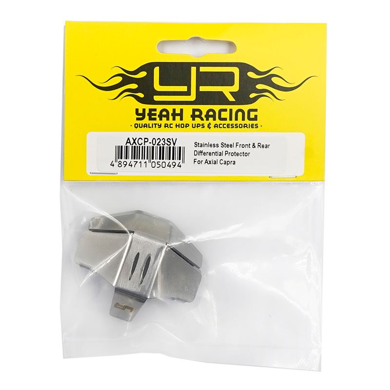 Yeah Racing Stainles Steel Front & Rear Differential Protector For Axial 1/18 UTB18 Capra