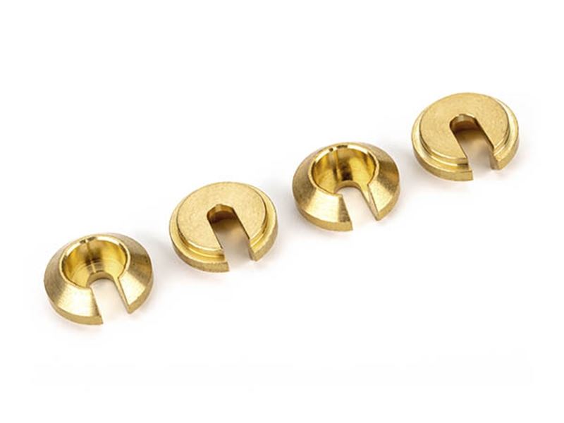 Traxxas TRX-4M Shock Lower Retainer (Brass) (4)