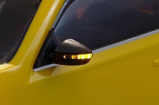 KILLERBODY WING MIRROR "D" W/LED UNIT SET 1/10 TOURING CA