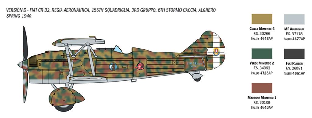 Italeri Fiat CR 32 Freccia