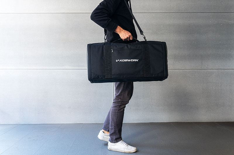 Koswork 1/10 Racing Bag (W/Radio Bag & 2 Car Cases) (65X26X31Cm)