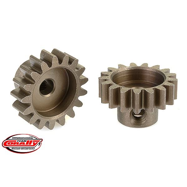 Corally 32 Dp Pinion Short Hardened Steel 17 Teeth Shaft Dia. 3.17mm