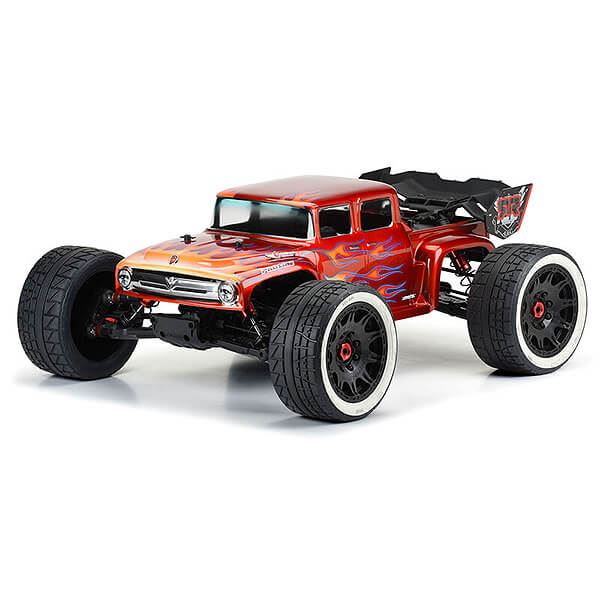 PRO-LINE PRECUT 1956 FORD F100 CLEAR SHELL FOR KRATON 8S