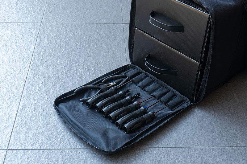 Koswork 1/10 Racing Bag (W/Radio Bag & 2 Car Cases) (65X26X31Cm)